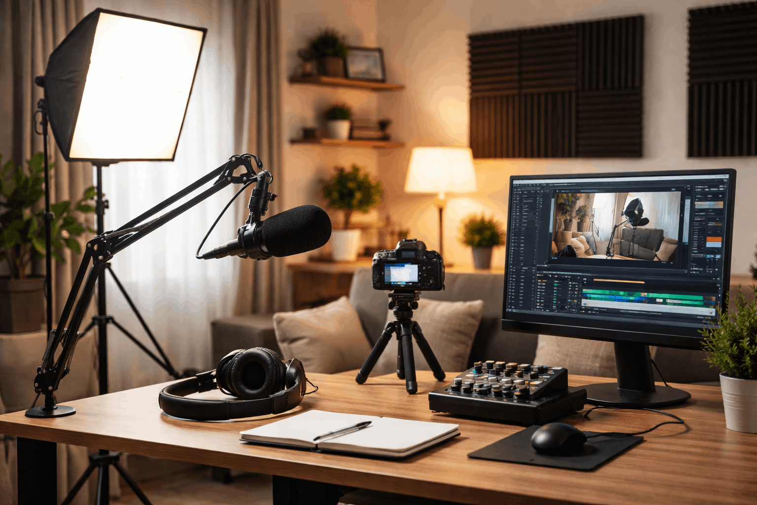 Home Studio Setup for Voice and Video