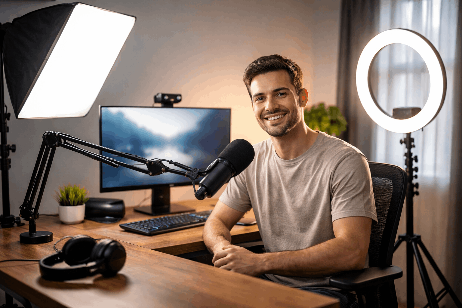 Best Lighting for Live Streaming From Home