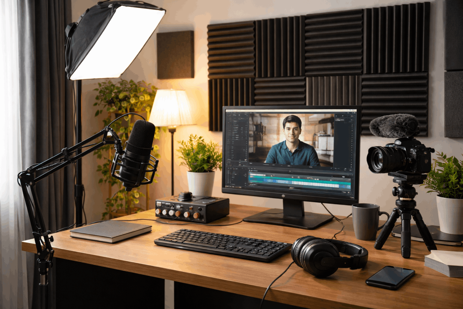 Home Studio Setup for Voice and Video