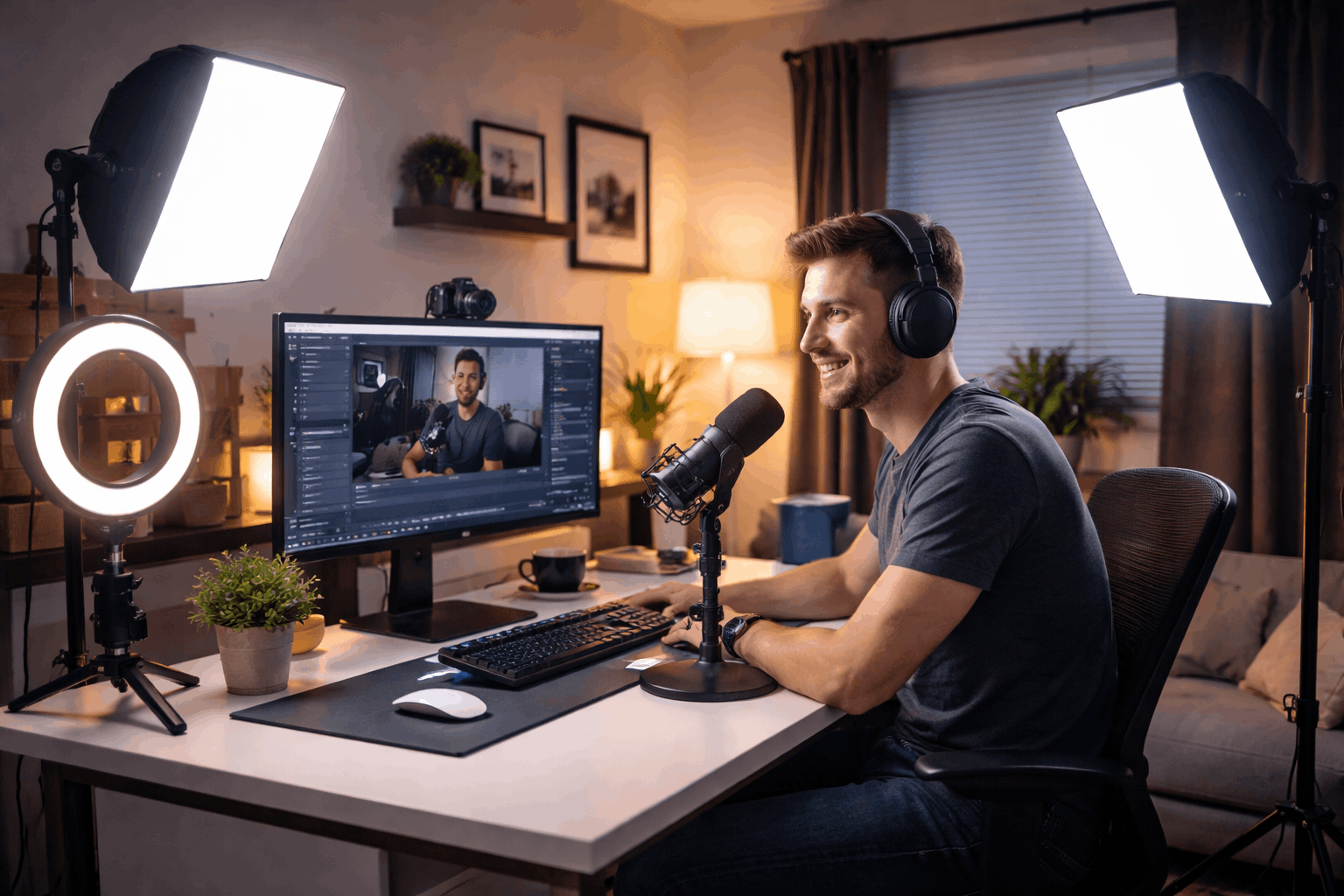 Best Lighting for Live Streaming From Home