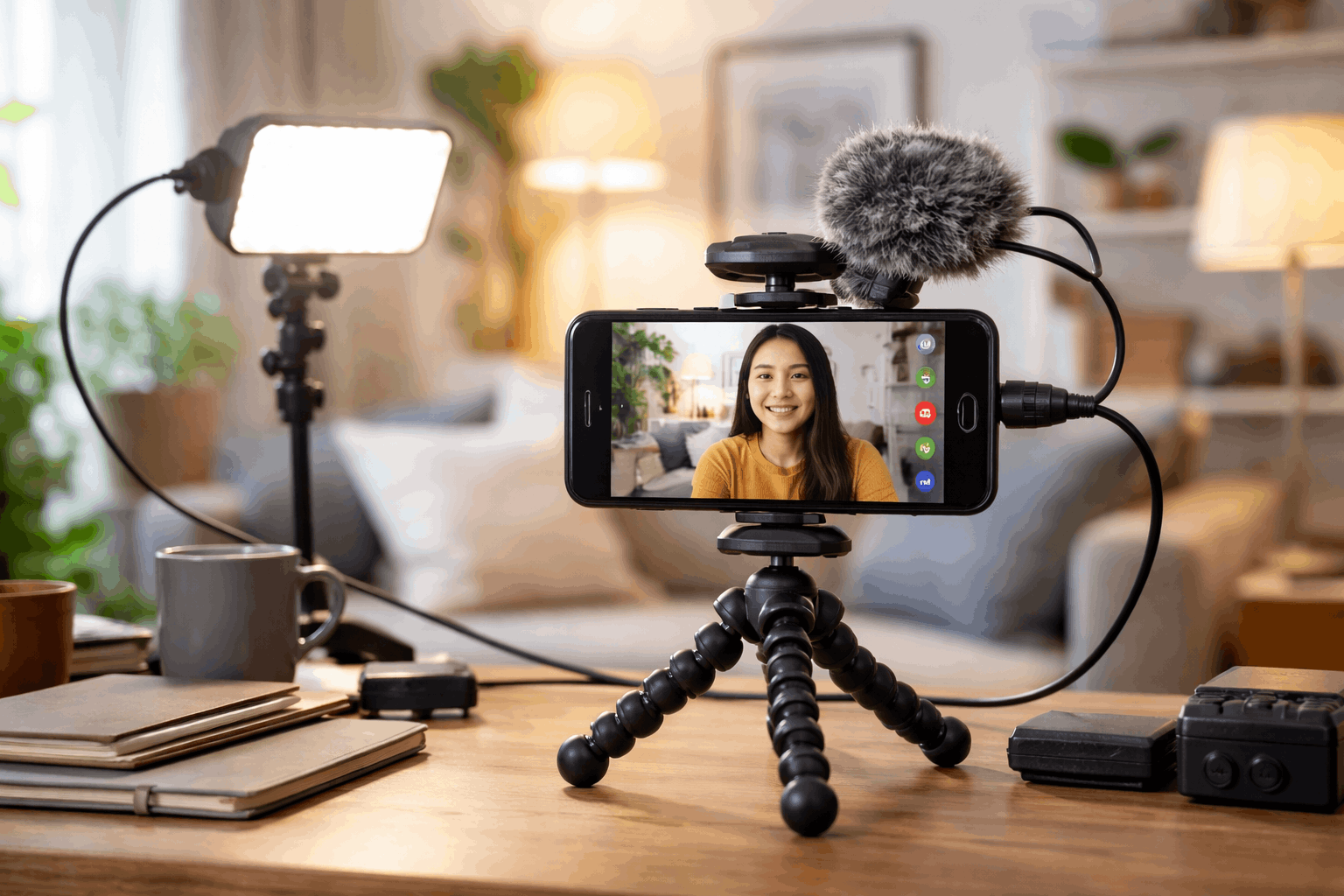 How to Improve Smartphone Video Lighting at Home