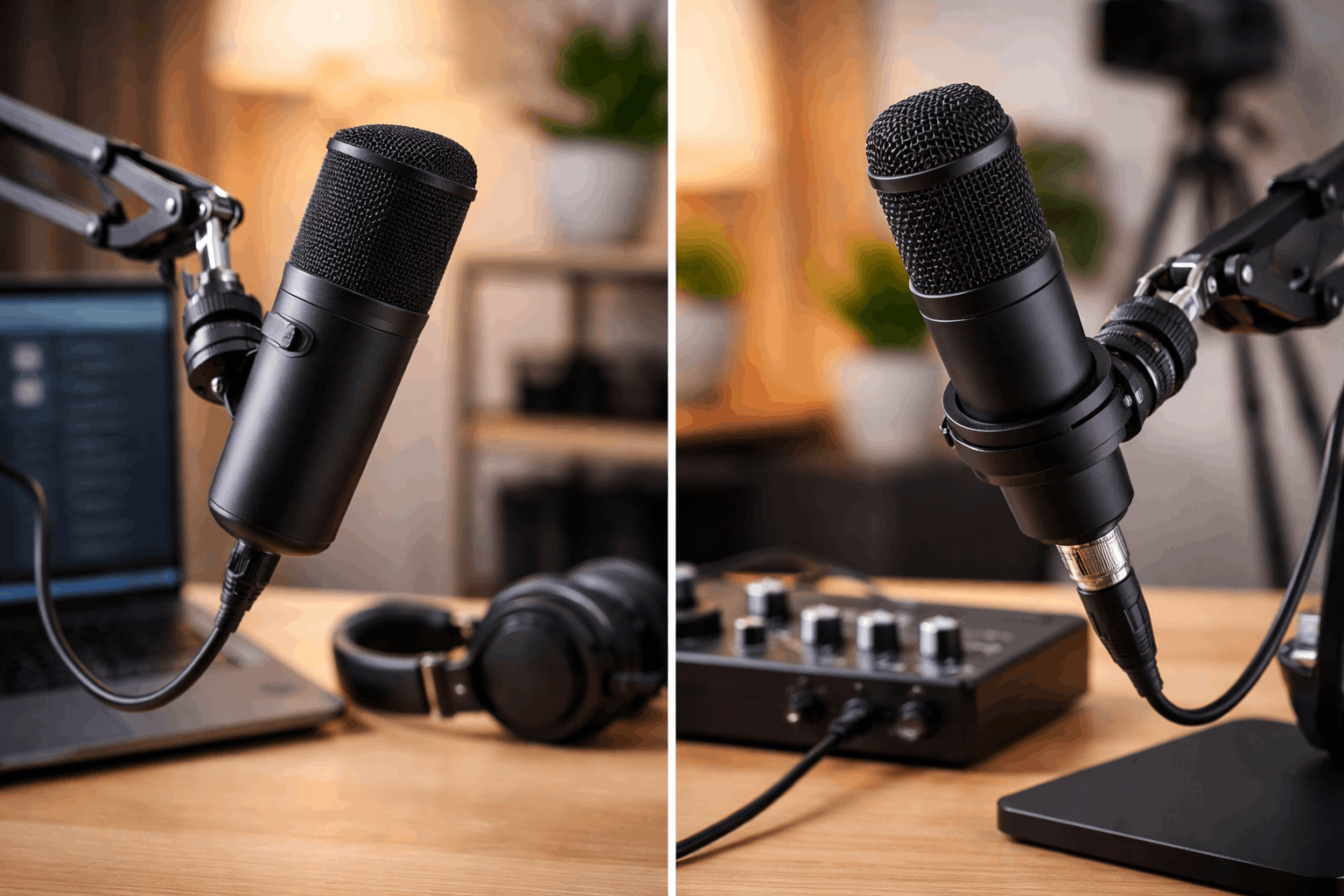 USB vs XLR Microphones: What Really Works at Home